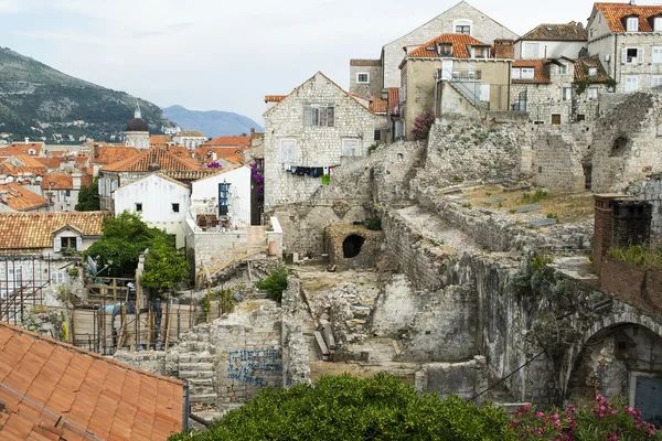 Dubrovnik'in (arkeolojik kazı bir görünümü)