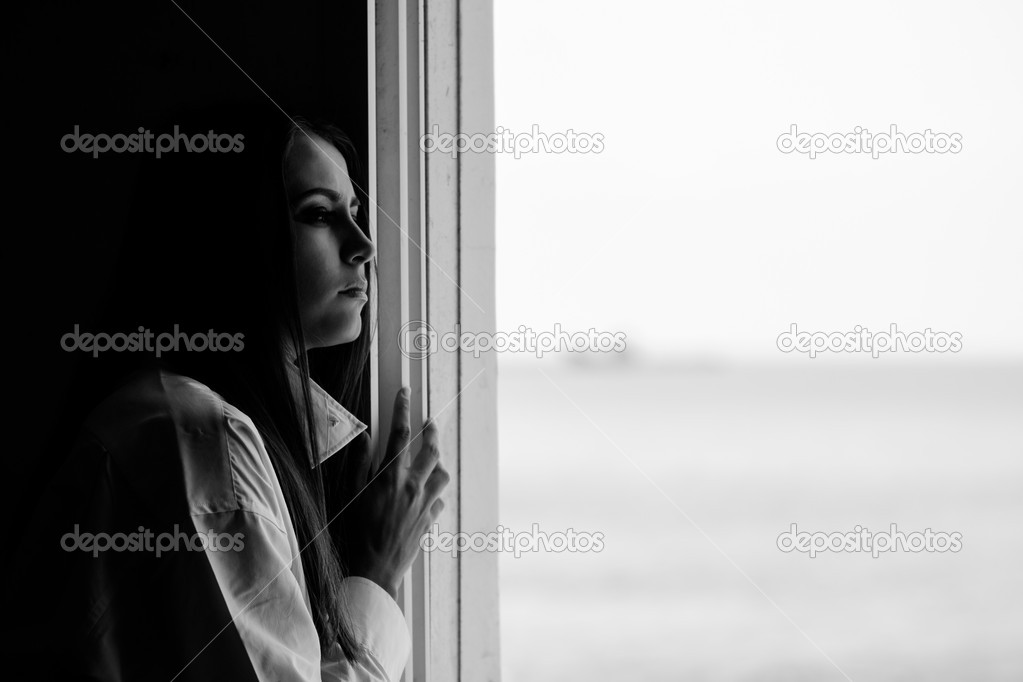 Woman near the window