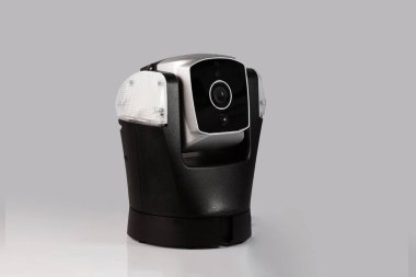 Robot siyah mobese kamerası, güvenlik kamerası.