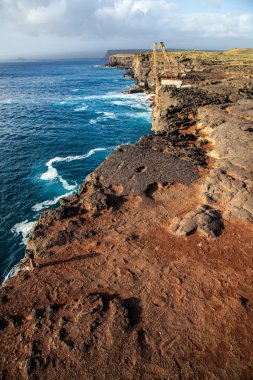 Güney noktası uçurumlar