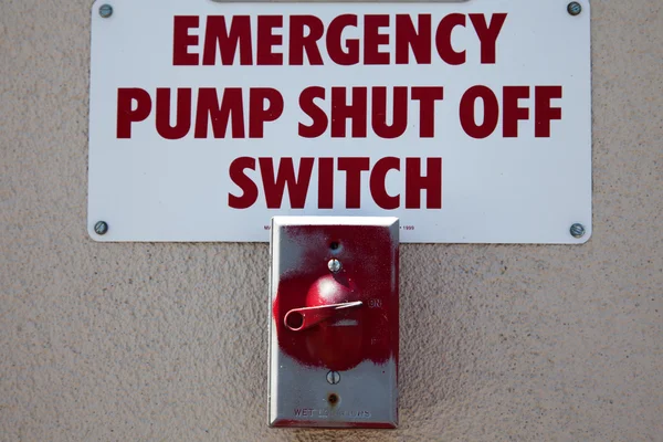 Interruptor de apagado de emergencia —  Fotos de Stock