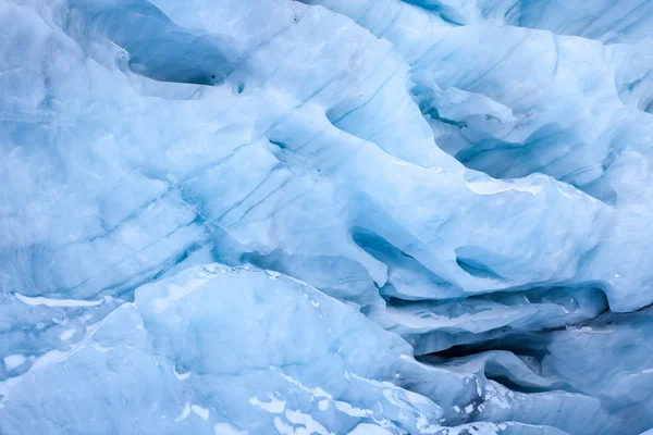 Hielo azul glacial Fotos de stock libres de derechos