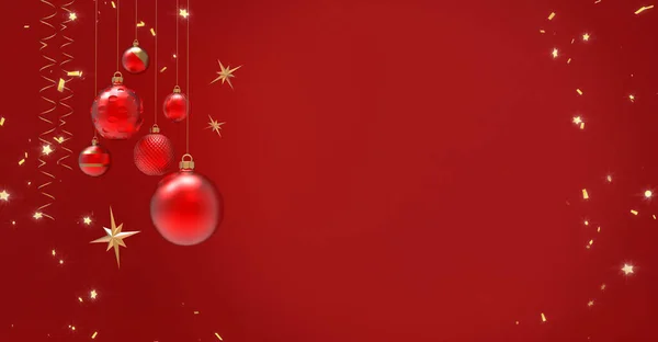Weihnachten Und Neujahr Hintergrund Für Grußkarte Poster Oder Tapete Festliche — Stockfoto