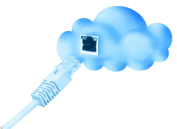 Cloud data base concept — Stock Photo, Image