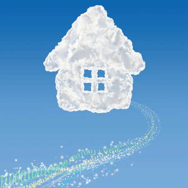 Concepto de base de datos de nube — Foto de Stock