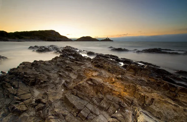 Faro di Mumbles Galles — Foto Stock