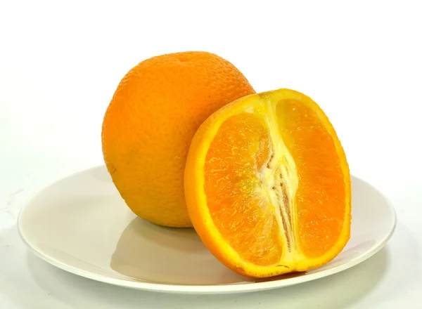 Orange i kawałek — Zdjęcie stockowe