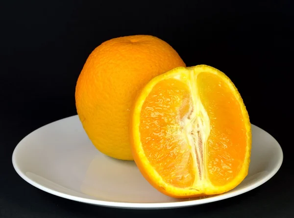 オレンジとスライス — ストック写真