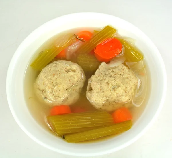 Sopa de bolas Matzo —  Fotos de Stock