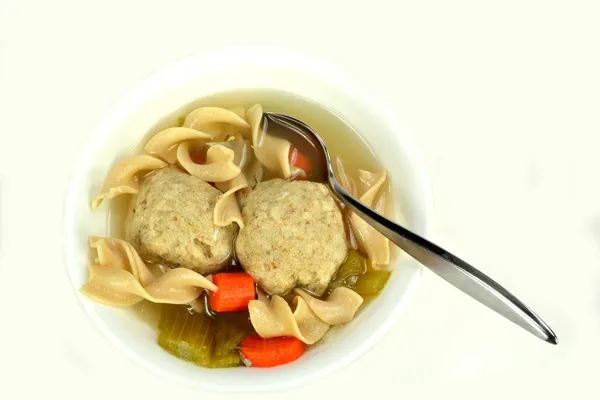 Matzokugelsuppe — Stockfoto