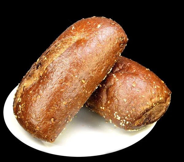 Pumpernickel rohlíky — Stock fotografie