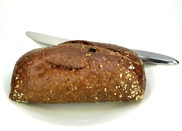 Pumpernickel roll — Stock Photo, Image