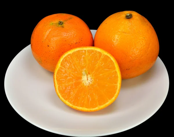 Pomarańcze i kawałek — Zdjęcie stockowe