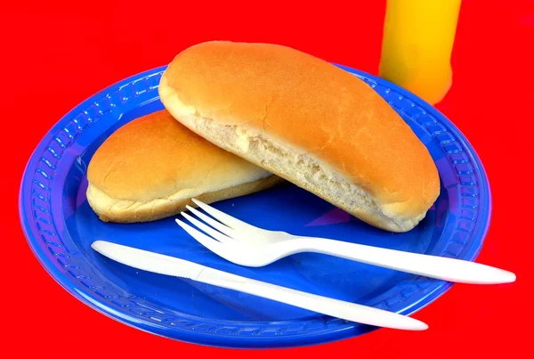 Hot dog buns — Stock Photo, Image