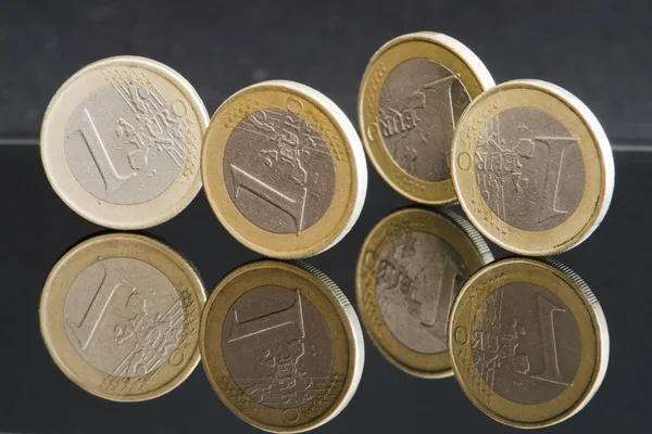 Monedas de cuatro euros — Foto de Stock