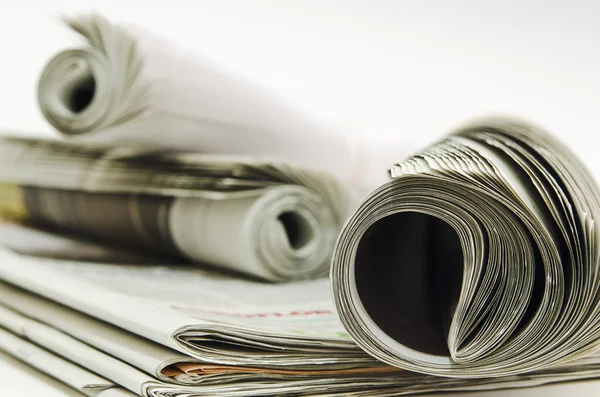 Бумаги и газеты — стоковое фото