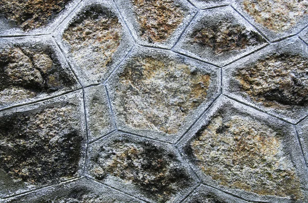 Parede de pedra de tijolo — Fotografia de Stock