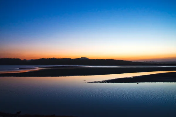 海岸上的日落 — 图库照片