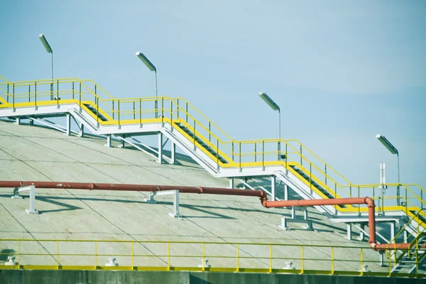 Petrochemische plant — Stockfoto