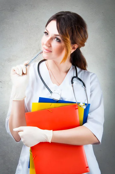 Infermiera. Ritratto di giovane infermiera — Foto Stock