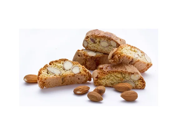 Galletas de Cantuccini con almendras —  Fotos de Stock