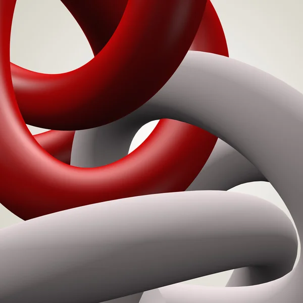 Torus Knot background.Gordian Knot — Stock Photo, Image