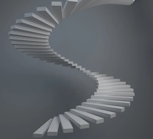 Escalera espiral abstracta —  Fotos de Stock