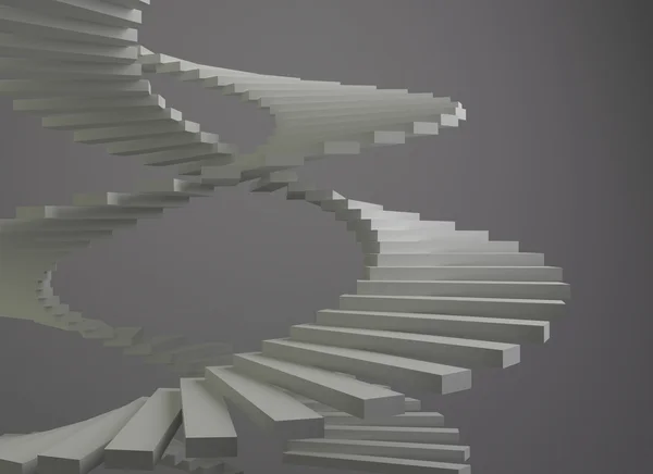 Escalier spirale abstrait — Photo