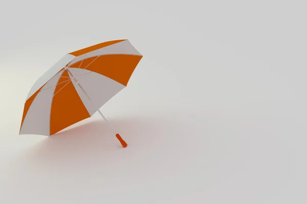 Paraplu 3d render — Stockfoto