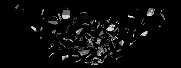 Fragmentos de vidro — Fotografia de Stock