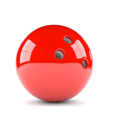 Kırmızı bowling topu