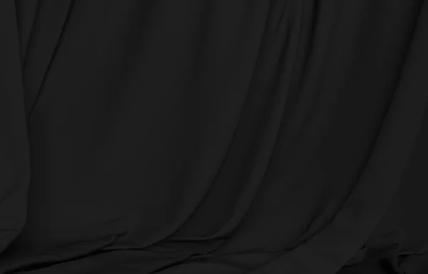 luxurious black curtain material background close up