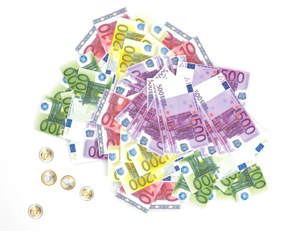 Euro-Banknoten - gesetzliches Zahlungsmittel der Europäischen Union — Stockfoto