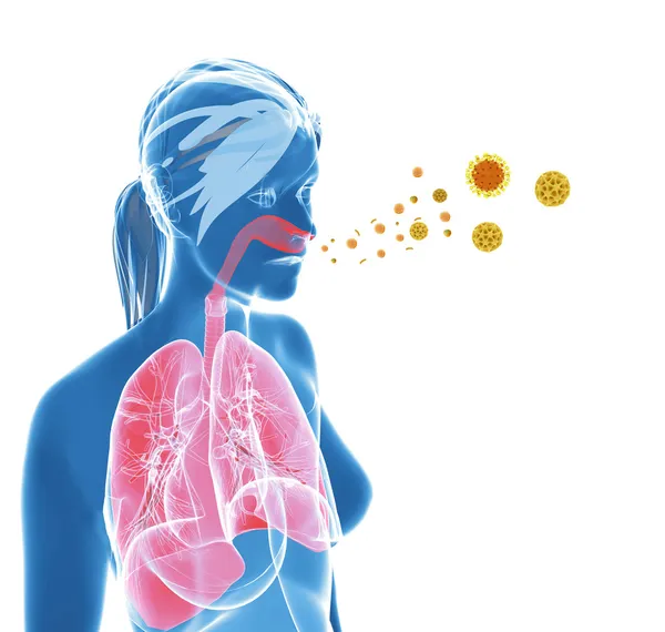 Pollen allergy or hay fever — Stock Photo, Image