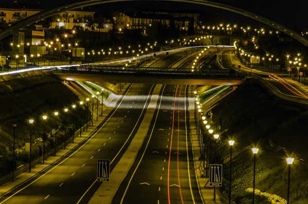 公路夜景 — 图库照片