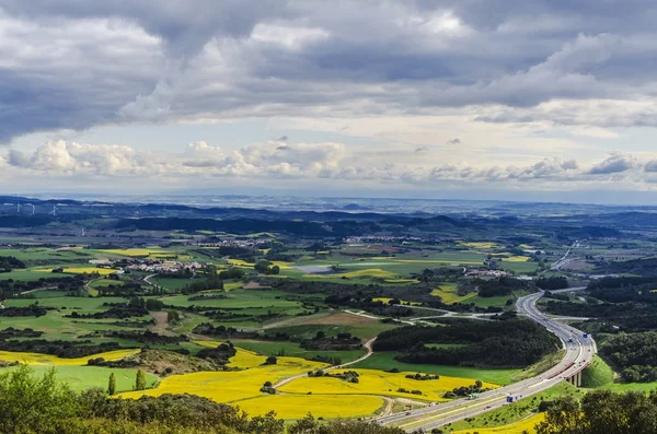 View over the valley — Stock Photo, Image