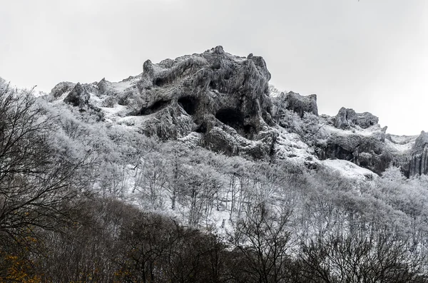 Гора заморожена — стокове фото