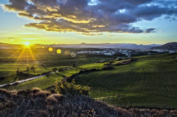 Belo pôr do sol — Fotografia de Stock