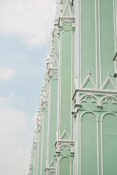 教堂的尖顶的详细信息 — 图库照片