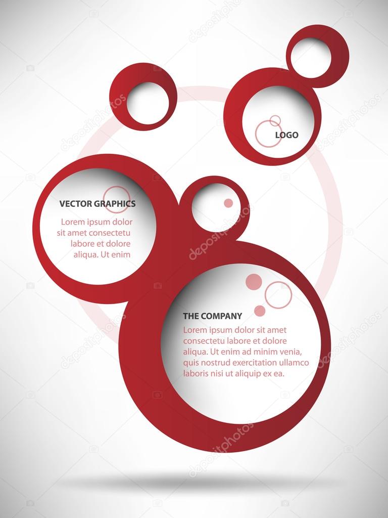 Vector Abstract Web Design Bubble Background