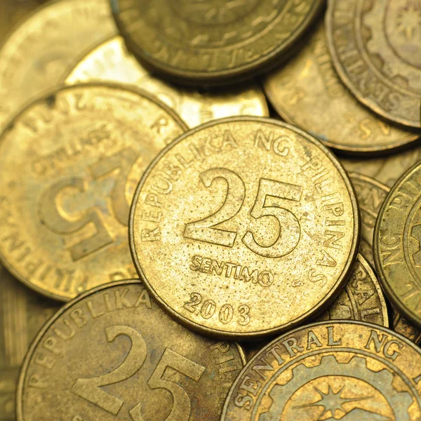 25 Centavo Philippine Coins Stock Picture