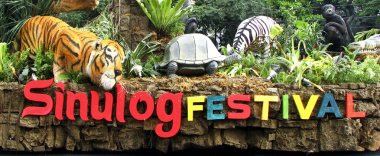 Cebu Sinulog Festival Float Philippines clipart