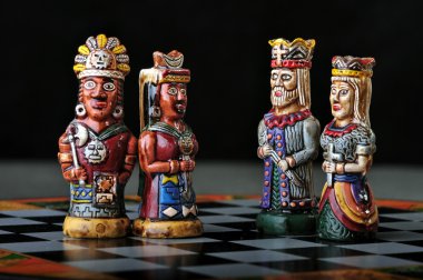 İspanyollar ve İnkalar arasında Ekvador satranç