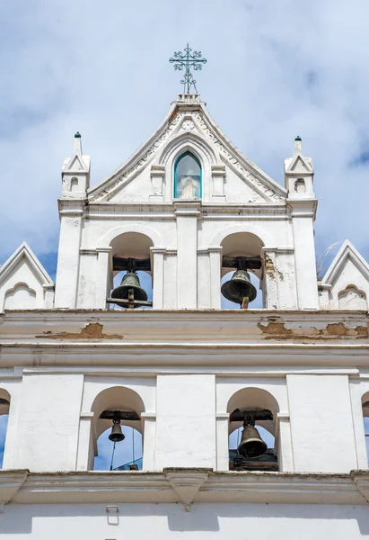 Old bells on the top of a church — Stock Photo, Image