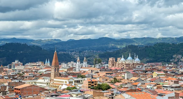 Vista da cidade de Cuenca, Equador — Fotografia de Stock