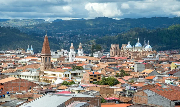 Pohled na město cuenca, Ekvádor — Stock fotografie