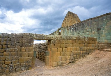 Görünüm ingapirca Inca antik kalıntıları