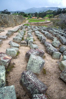 Görünüm ingapirca Inca antik kalıntıları