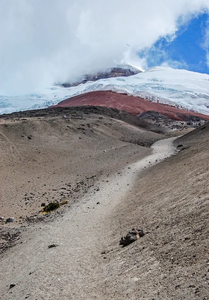 View of the majestic Cotopaxi volcano — Stock Photo, Image