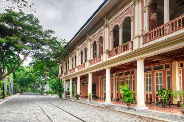 Guayaquil Guayas Ekvador Kasım 2013 Eski Sömürge Evlerinin Kopyaları Ulusal — Stok fotoğraf